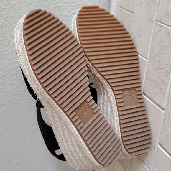 NEW Eileen Fisher Espadrille Sandals - Picture 7 of 8